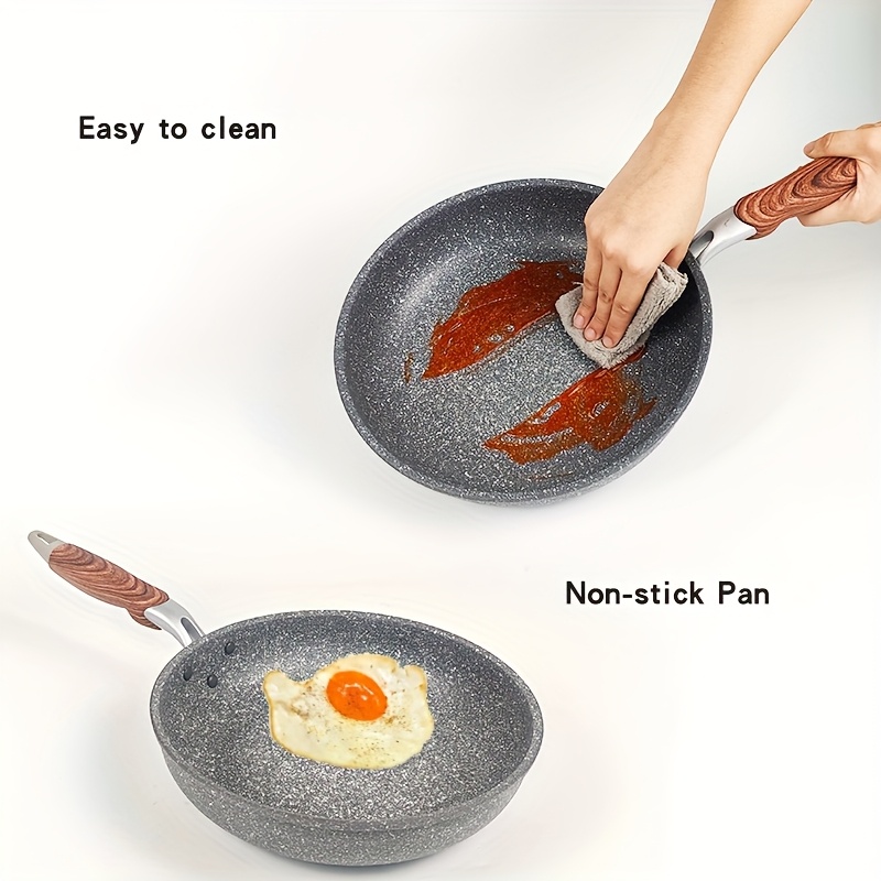 Flat Bottom Non-Stick Frying Pan for All Stovetops