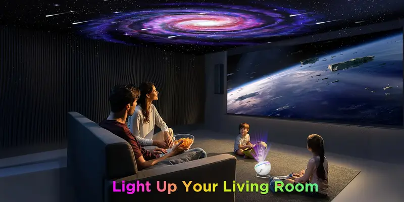 galaxy projector 13 in 1 hd planetarium galaxy star projector for bedroom star projector galaxy light with meteor effects ceiling gifts night light for adults christmas party ceiling room decor Product details 2