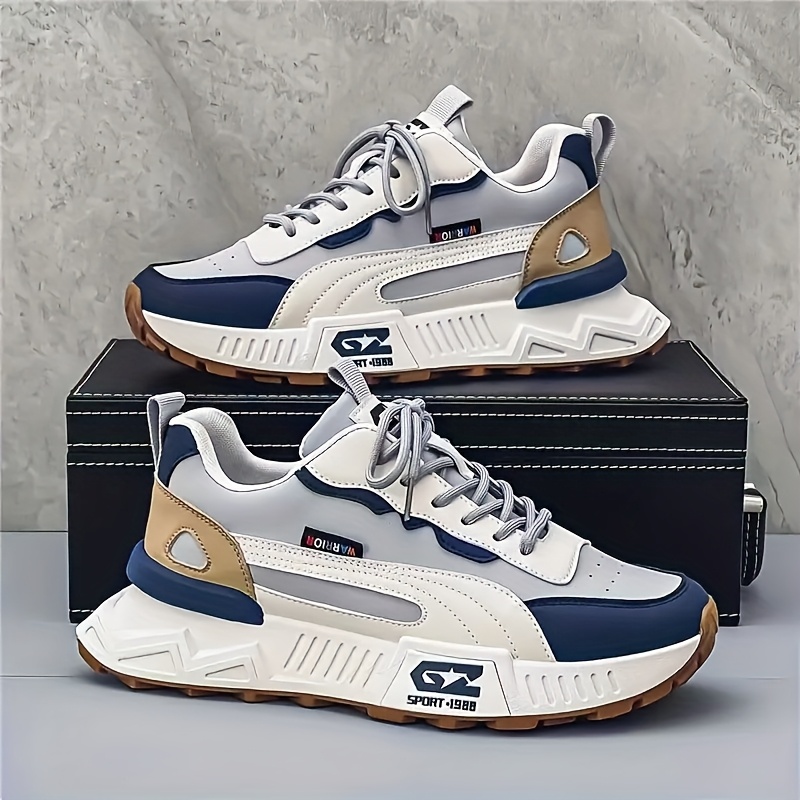 Tenis casuales de corte bajo, modernos y con suela gruesa, ideales para primavera y otoño, transpirables, versátiles para adolescentes y antideslizantes