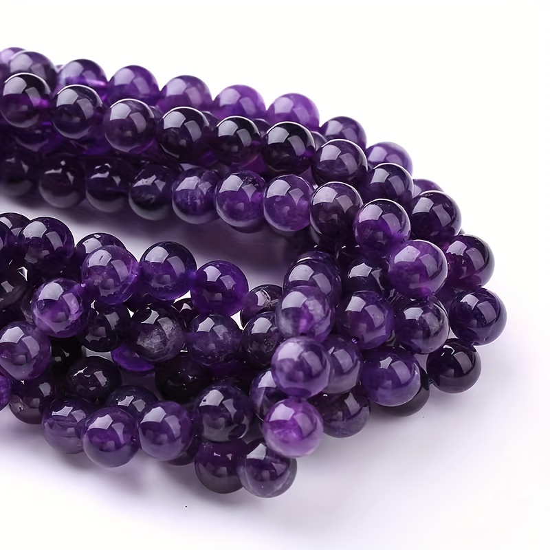 

Natural Amethyst Beads 6/8/10mm, For Design Bracelets, Necklaces, Earrings