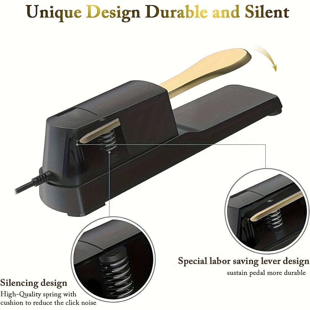 universal sustain pedal electronic piano pedal midi digital Temu
