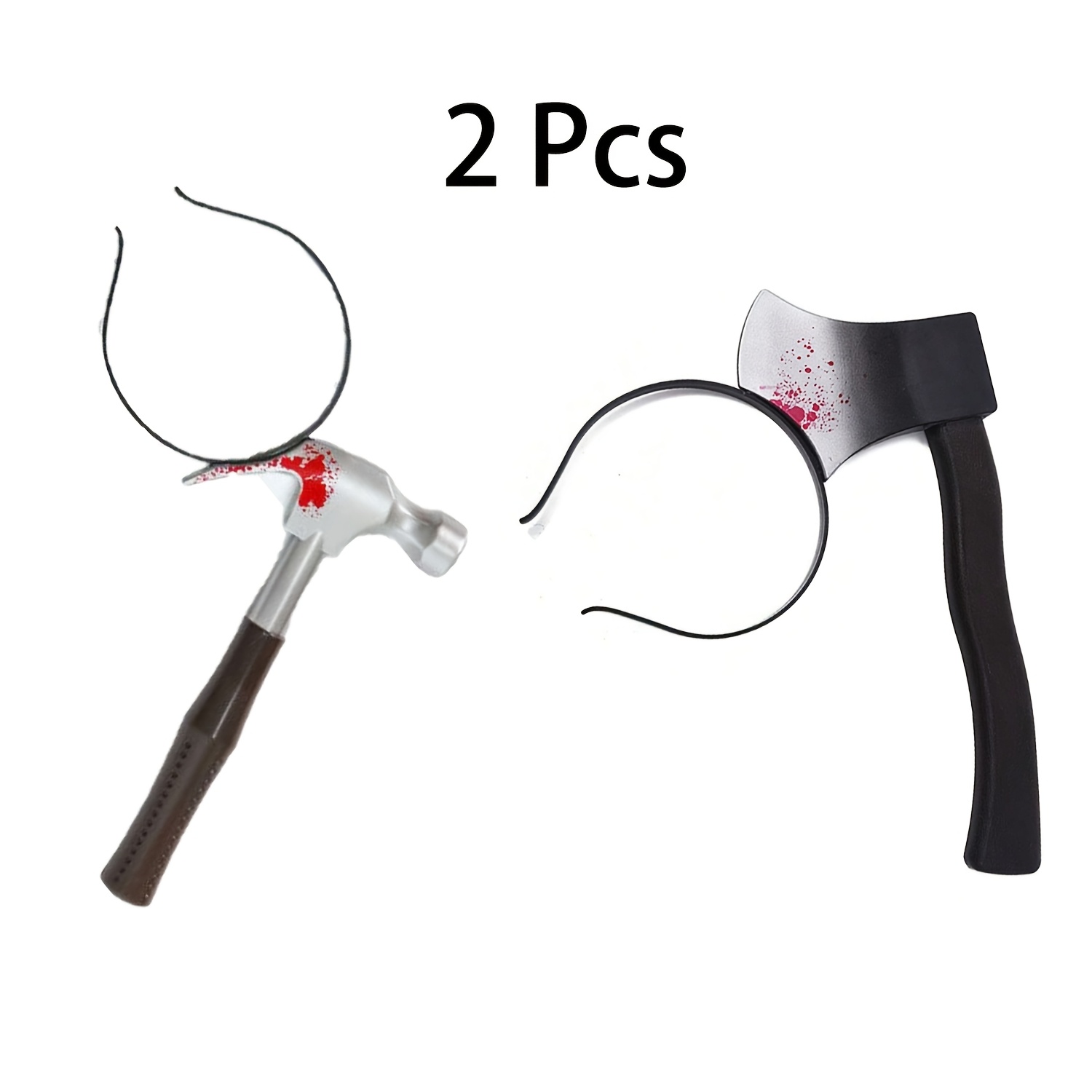 2pcs/3pcs Halloween Costume Headband, Funny Fake Bloody Axe