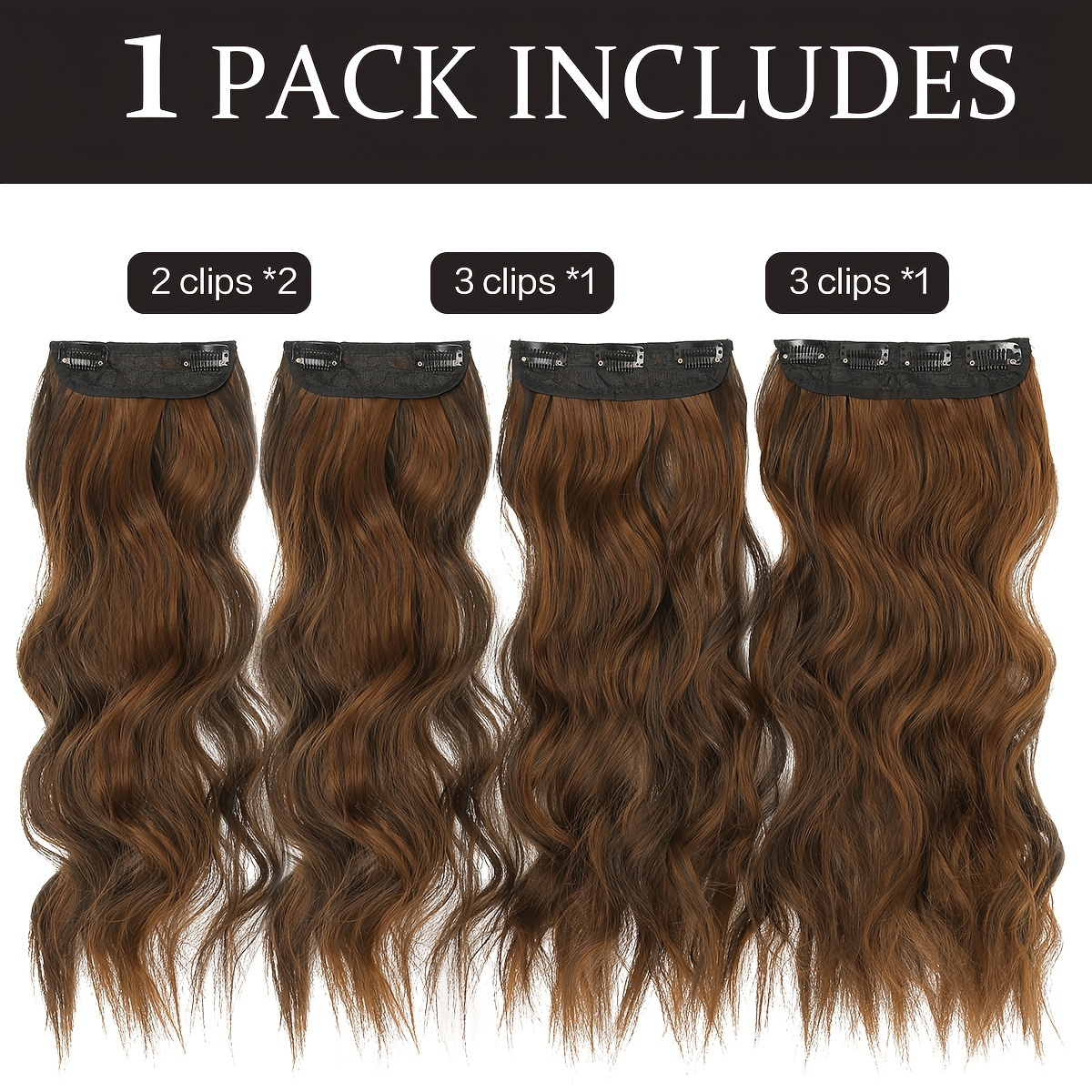   body wave heat resistant high temperature   extension 22 inch long ombre color for women details 2
