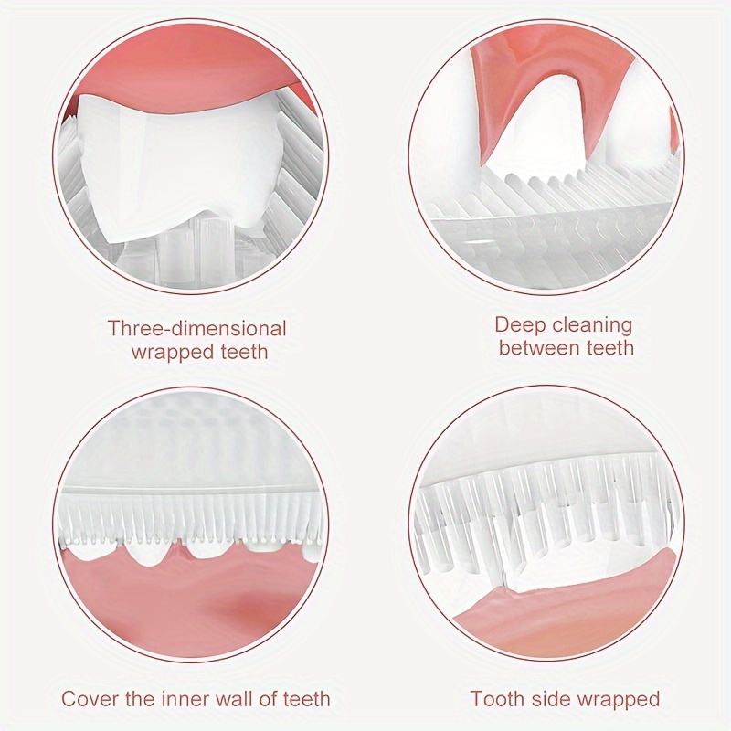 Tooth cleaner, Electric Toothbrush Adults, Soundwave technology U-Shaped Toothbrushes for, Mouth Cleansing and massage