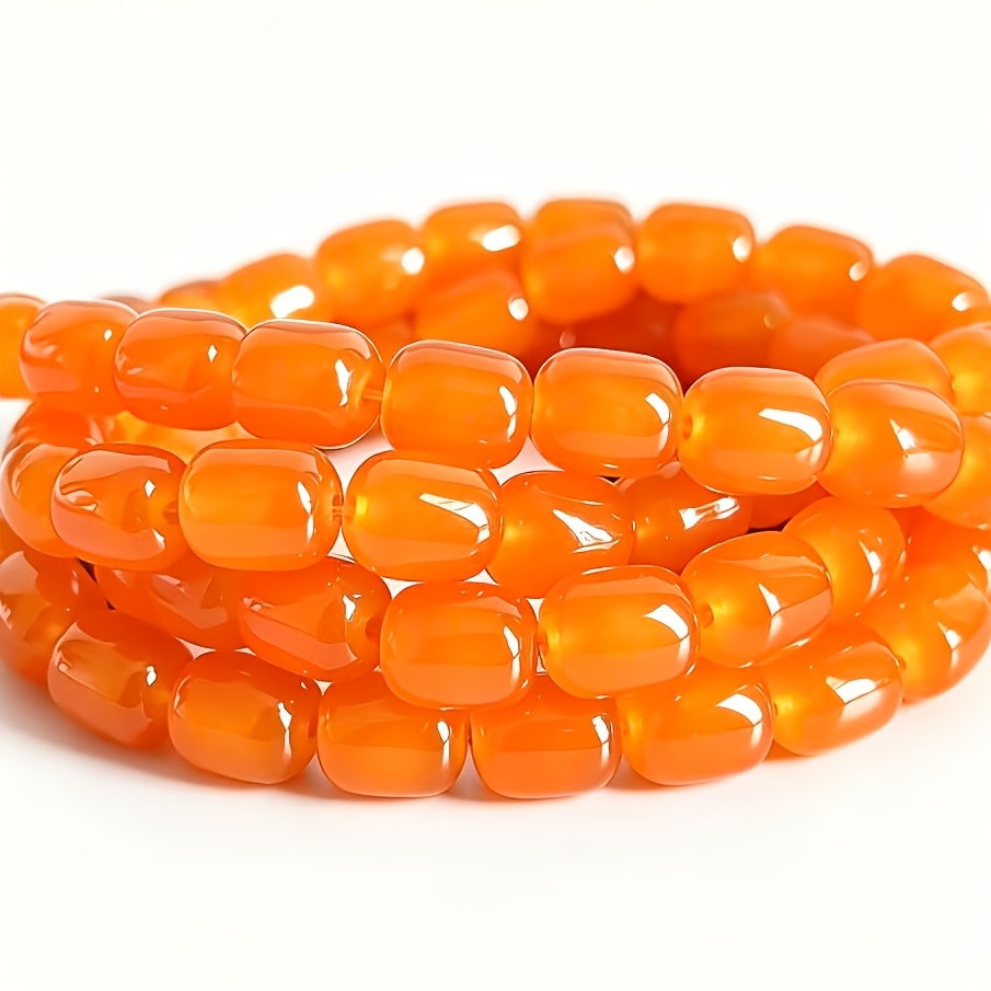 TEMU 27pcs Perles 9Mm Orange/Gris/Vert/Violet en Verre avec Trou Perles Libres Exquises Adaptées pour Noël, Halloween, Pâques et les Additions de