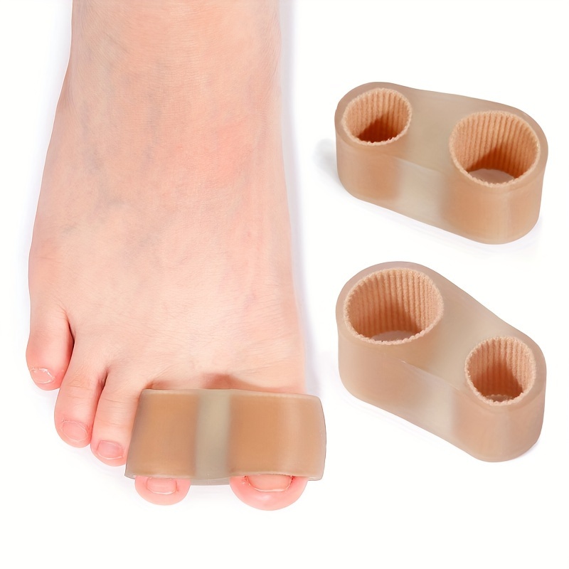 Image of New Silicone Big Toe Sleeve, Unisex Shoe Accessory, 1 Or 2pcs