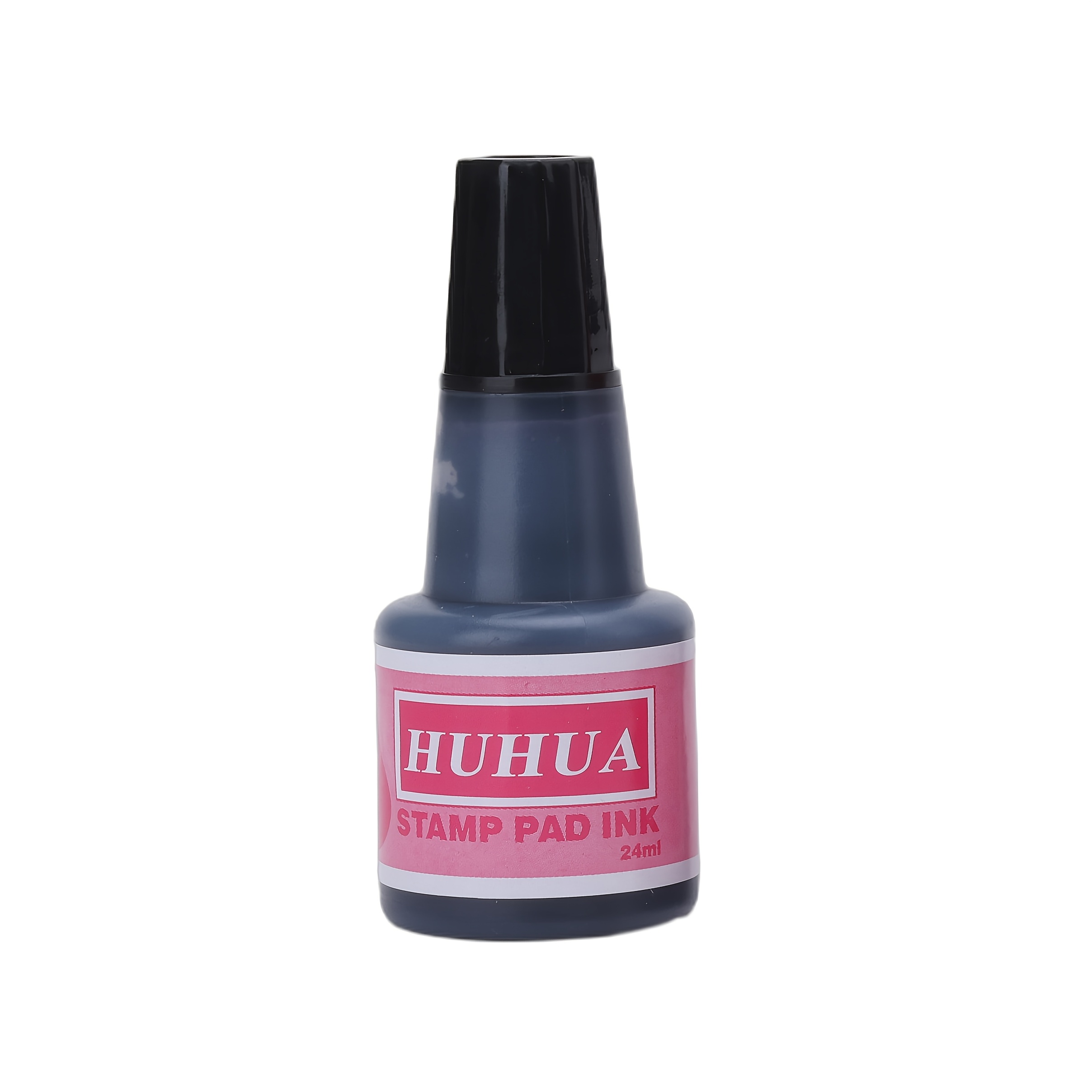 Image of A Of Premium Refill Ink For Stamp Pads And Self-inking Stamps, In Blue, Black, Red, Green, And Purple, 24 Milliliters Of Water-based Ink.