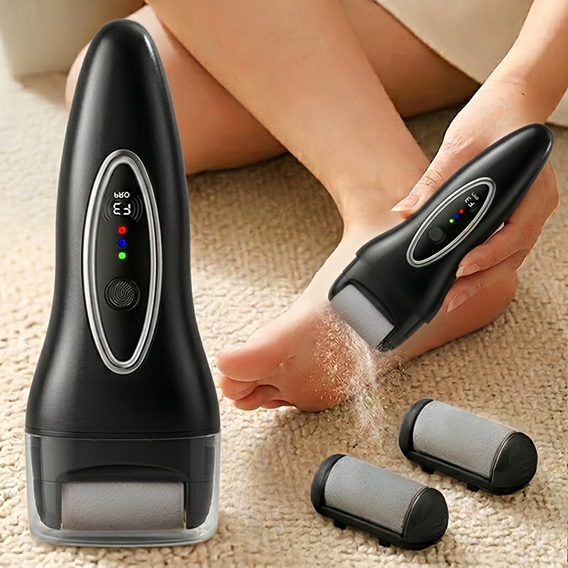 TEMU Lima Elettrica per Piedi, Rimuovi Calli , Dispositivo Portatile per dei Piedi con Controllo a Un , Strumento Elettrico per Pedicure, Adatta per