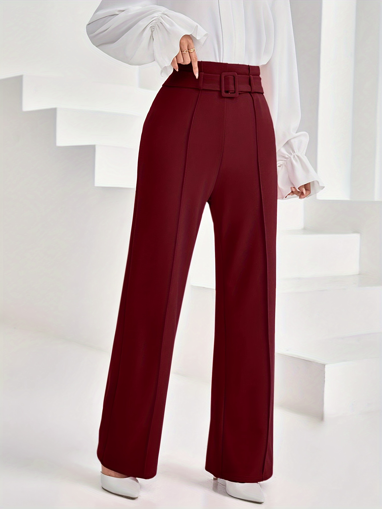 パンツ HATRA 24ss Moc Trousers Poil burgundy HATRA 24ss Moc Trousers Poil burgundy