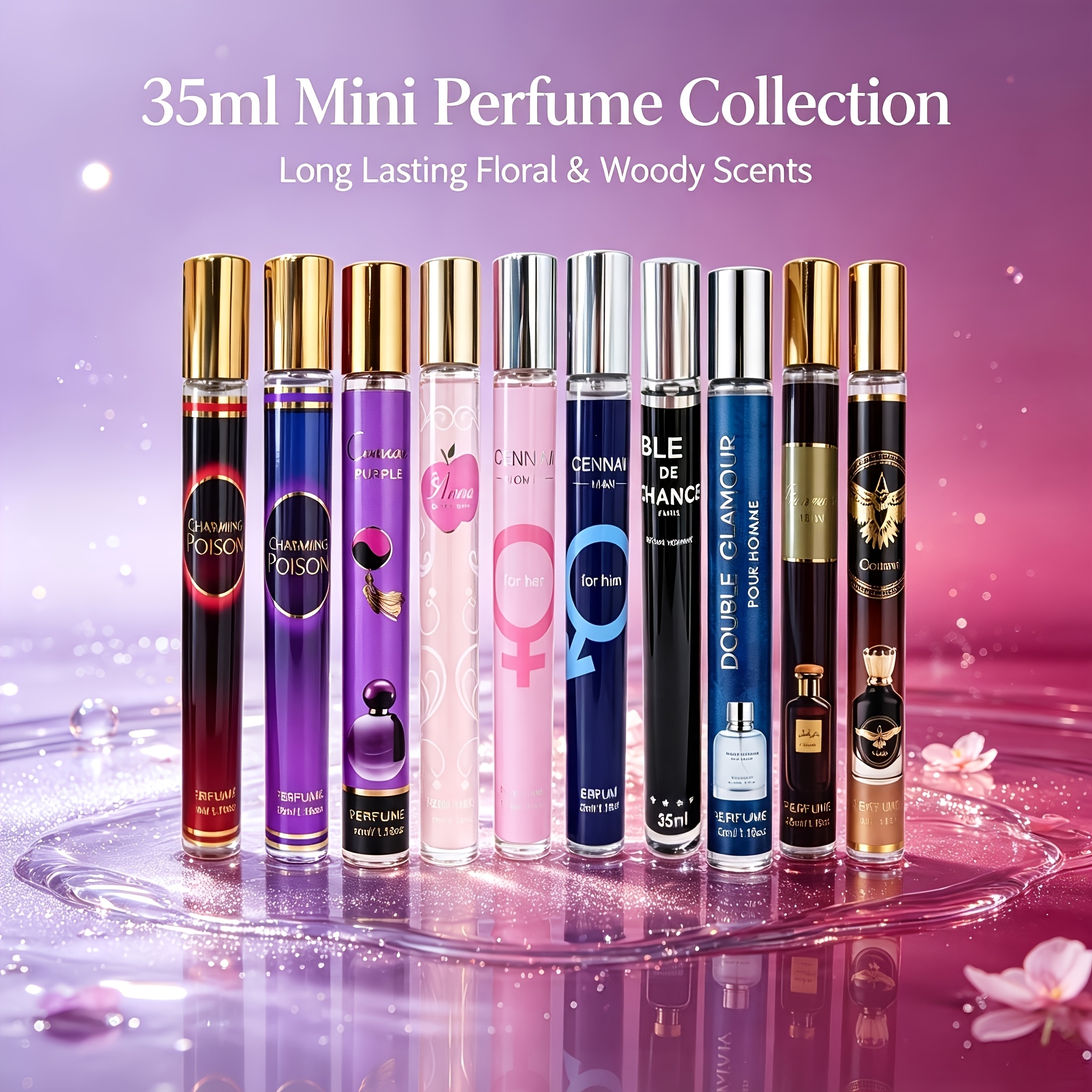 TEMU 1 Surprise Random Perfume, 35ml. Unisex, From Multiple Scent Profiles: Citrus, , Floral, Or Fruity.