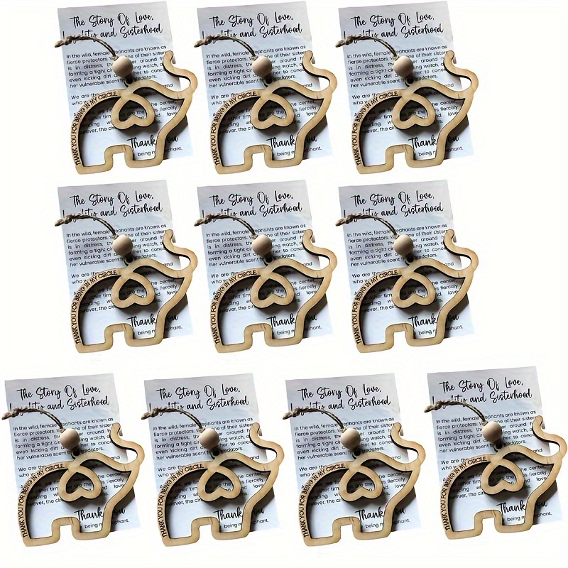

10 Ornaments, Wooden Christmas Decorations , No , For And