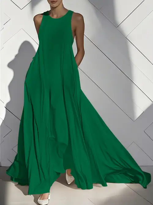 clingy maxi dress Clingy Swing sequined maxi dress in black - La Double J