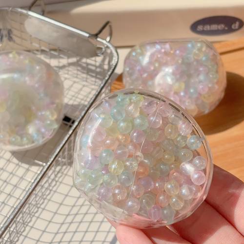 handmade colorful handmade balls transparent plastic handmade ball accessories and fun toys for office decoration suitable for festivals christmas for thanksgiving birthdays and graduation