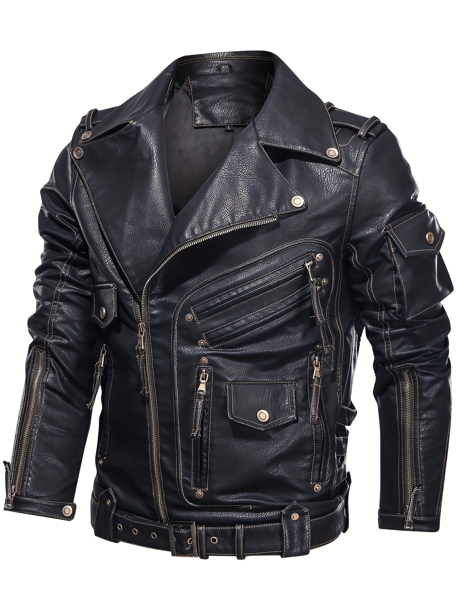 Men's Motorcycle Biker Jacket