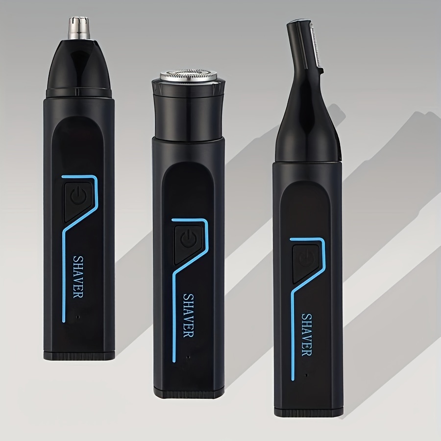 3 in 1 mens electric grooming kit nose ear brow trimmer usb rechargeable with cleaning brush included Product details 2