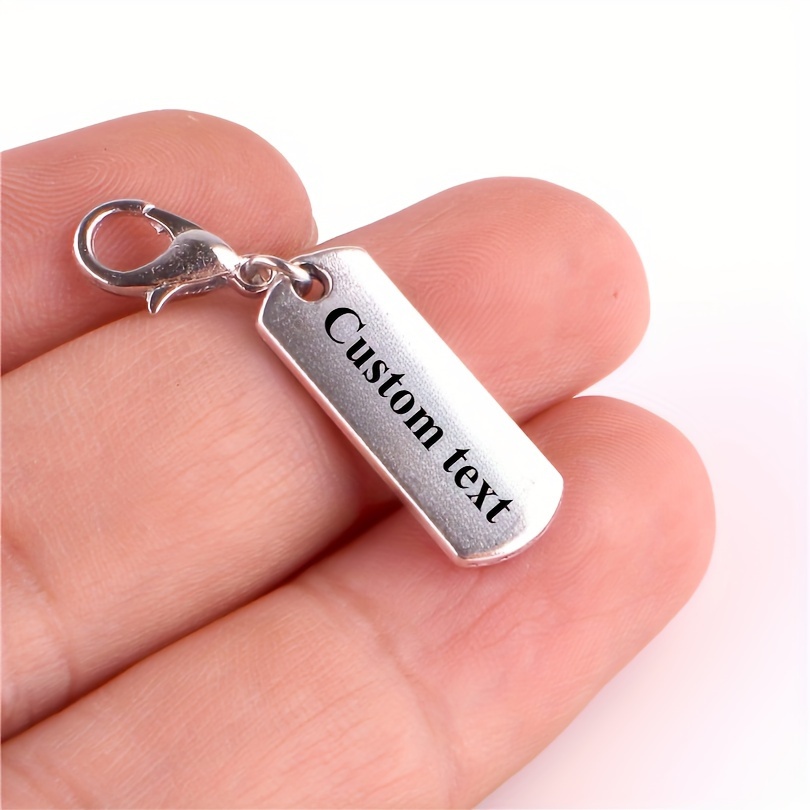 E-shop 25 Stück personalisierbare lasergravierte Edelstahl-Schlüsselanhänger, personalisierter DIY-Anhänger, elegante Herrenmode-Accessoires,