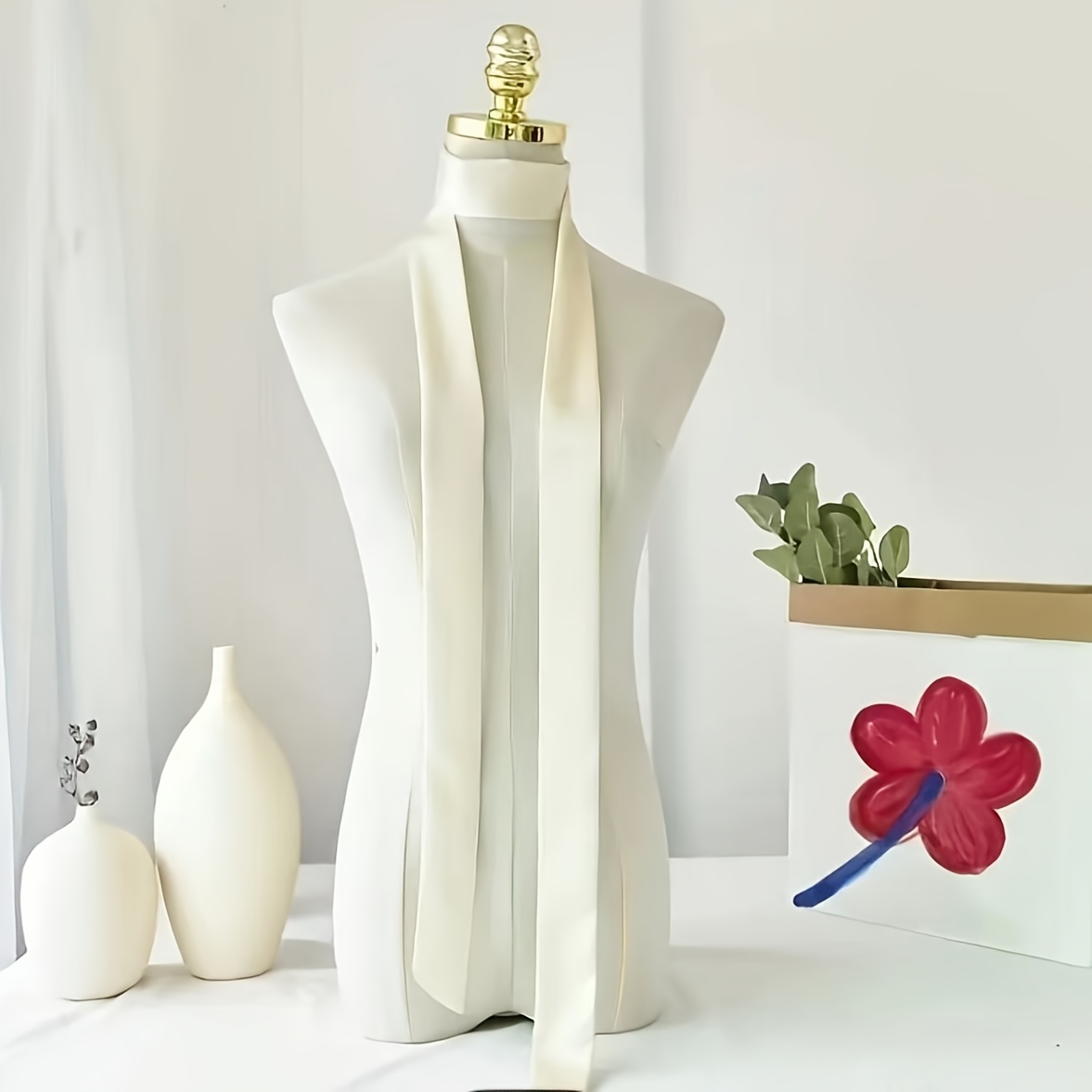 TEMU Pañuelo Delgado y de Color Sólido, Cinta para Bolso, para el Cabello, Pequeña Cinta Decorativa, , que las Mujeres Más Elegantes y Elegantes al