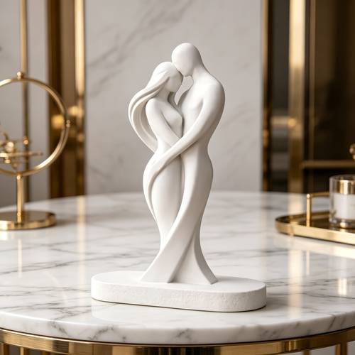 artistic figurine accent ornament for bedroom nightstand living room mantel entry decoration sophisticated emotional charm and easy advanced interior styling