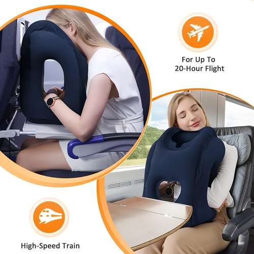 Airplane Seat Travel Gel Seat Cushion Memory Foam ComfiLife Gel