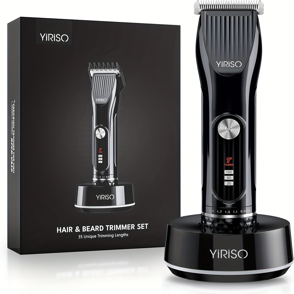 

Beard Trimmer For Men - Professional Adjustable Precision Trimmer Hair Clippers Hair Trimmer & Electric Razor, High Power 7000 Rpm Mens Grooming Kit, 35 Unique Trim Lengths, Gifts For Men