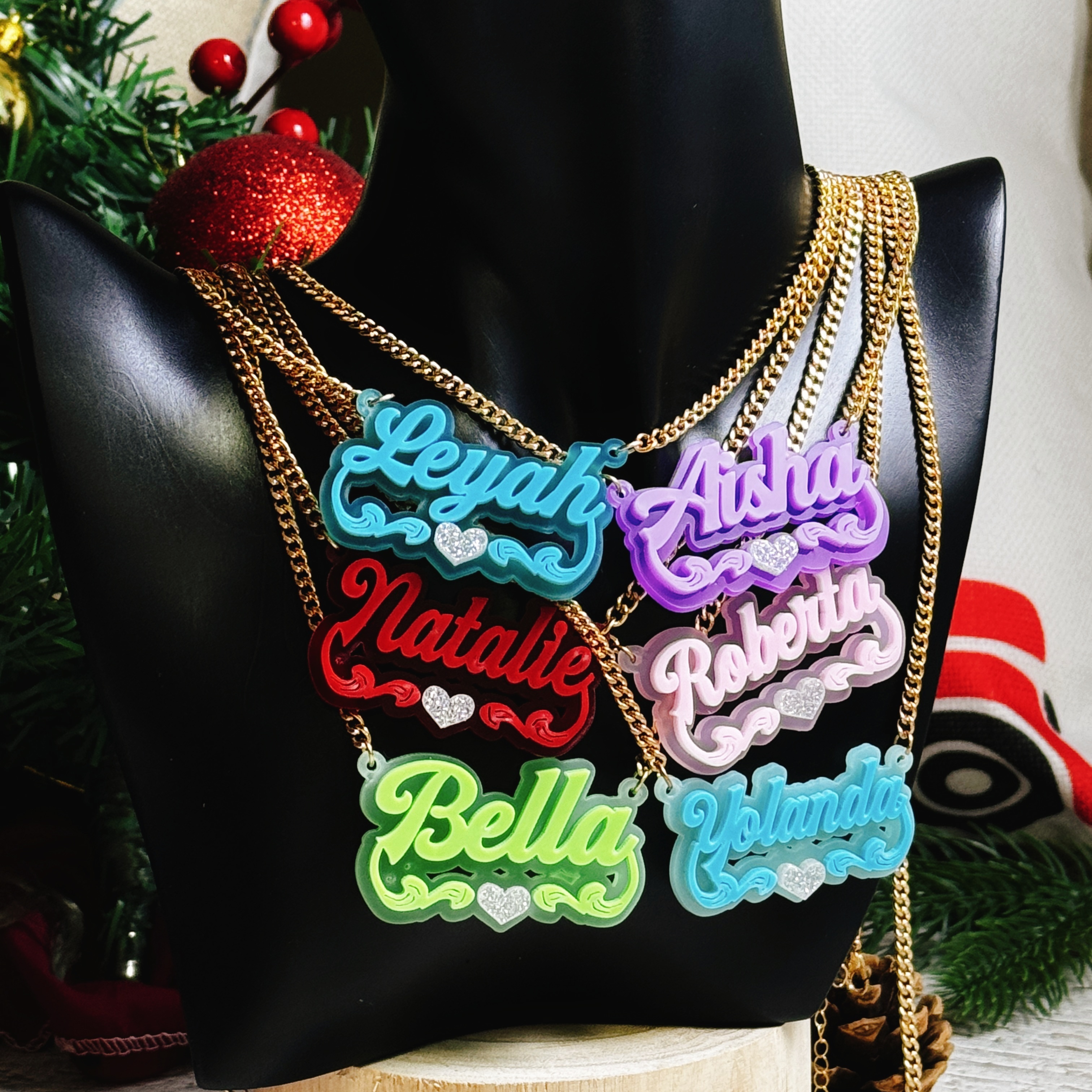 

Necklace - Personalized English Pendant, For Christmas & -, For Christmas