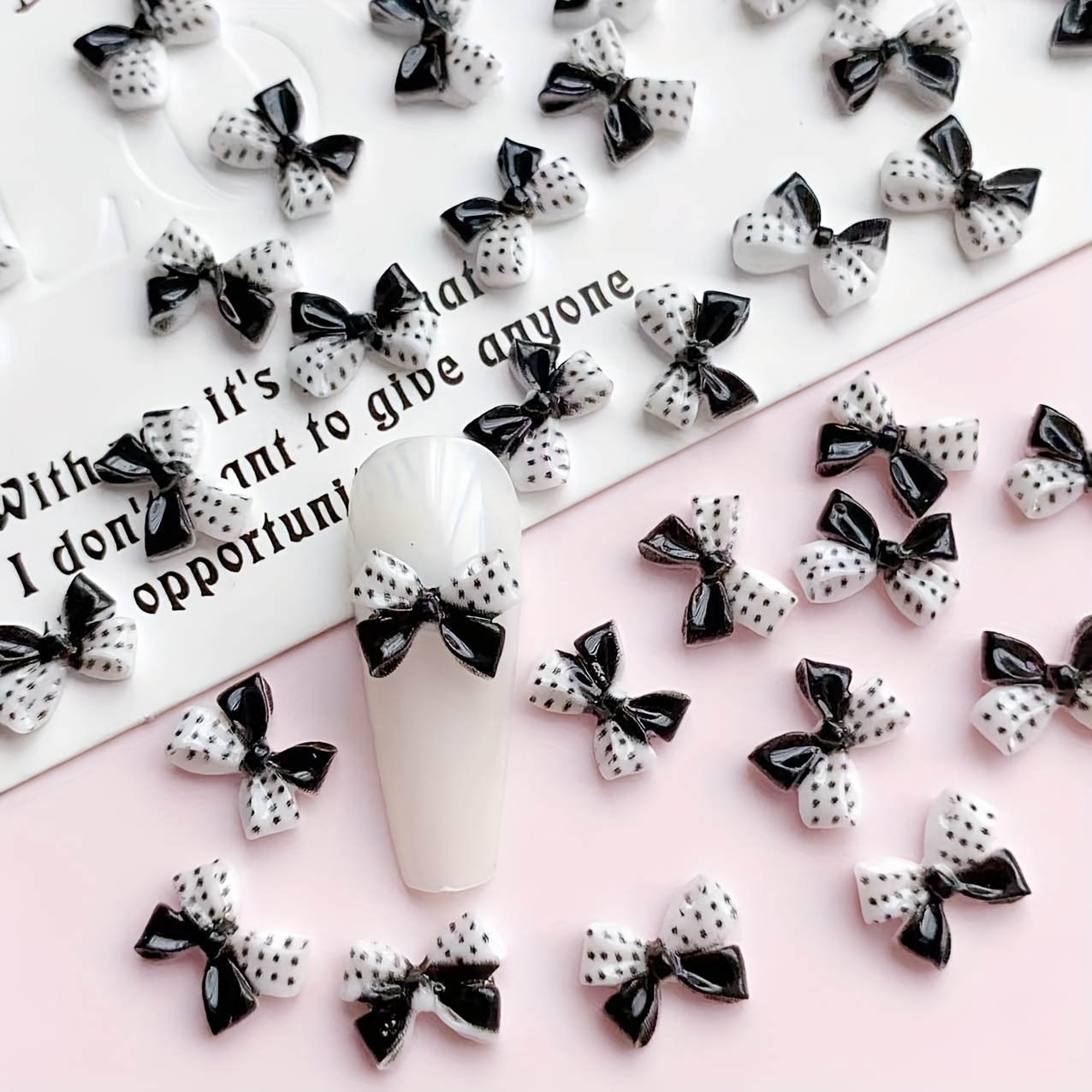 

30pcs Black And Lines, Nail Art Decoration, Suitable For Diy , Nail Salon, Japanese And Korean And Popular Style Y2k Checkerboard , Nail Charm, Nail Products