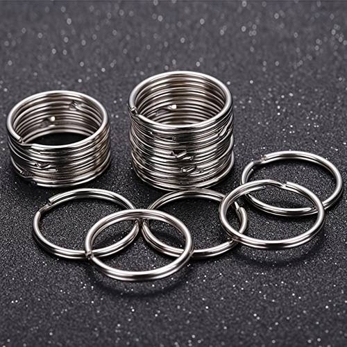 200pcs key rings split key rings bulk for key chain and key fob making additions