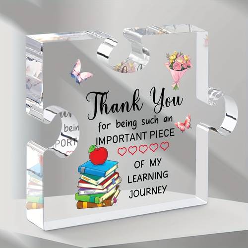 2d flat 2d flat acrylic plaque gifts for teachers teachers day christmas or birthdays celebrating the for best educators