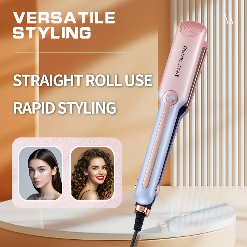 

Versatile Ceramic Hair Styler - Adjustable Temperature Curling & Iron With Clip For Effortless Waves And Curls, , 110-130v Us Plug, Hair Curler