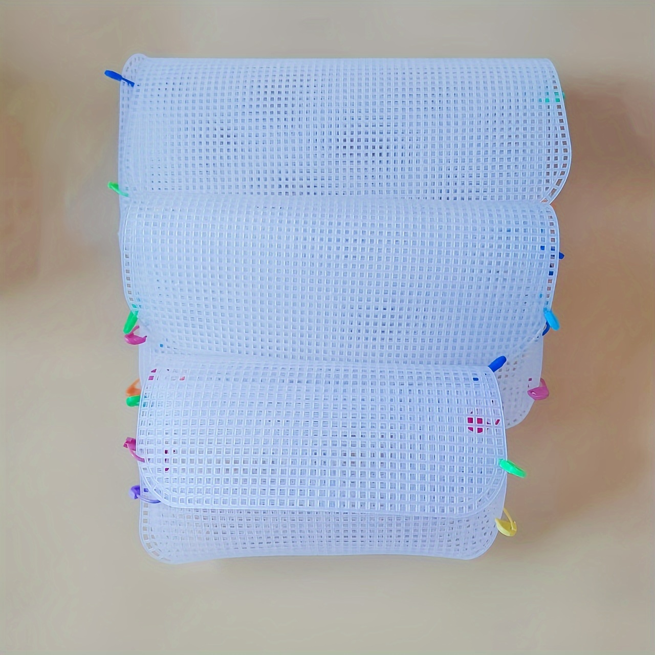 

Diy Crochet Bag Making Kit - 1pc Pvc Plastic Grid Forming Sheet For Handcrafted Woolen Bags Crochet Kit For Beginners Crochet Kit