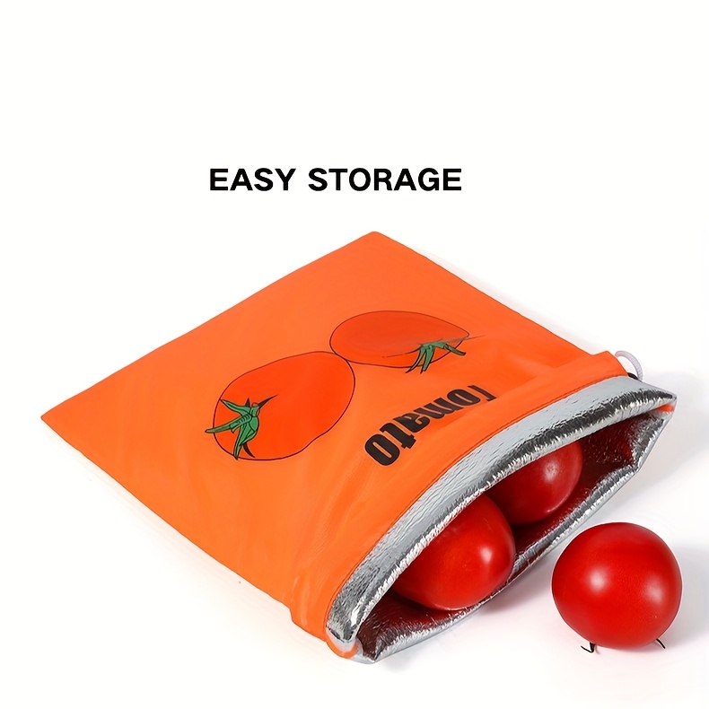 1pc fruit and banana fresh keeping bag with drawstring vegetable fruit and tomato shopping bag storage bag to   and shockproof details 1