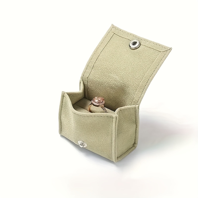 Personalized Flocked Jewelry Box with Custom Name, Elegant Gift
