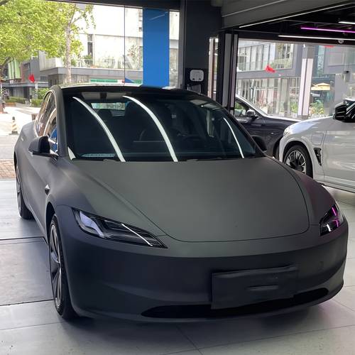 matte black car wrap film 1ft x 4 92ft suitable for partial modifications and projects fine matte texture waterproof scratch resistant and wear resistant
