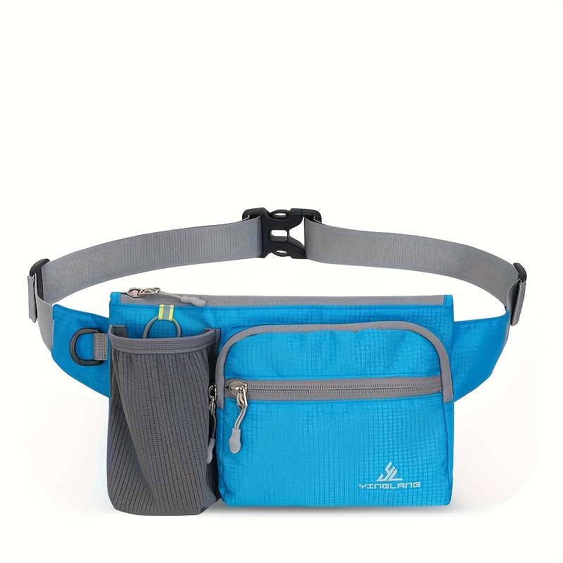 TEMU 1pc Sports Outdoor Casual Waist Pack Multi-functional Water Bottle Waist Belt Bag Waist Pouch For Jogging Fitness, Shopping, Hiking, Back To
