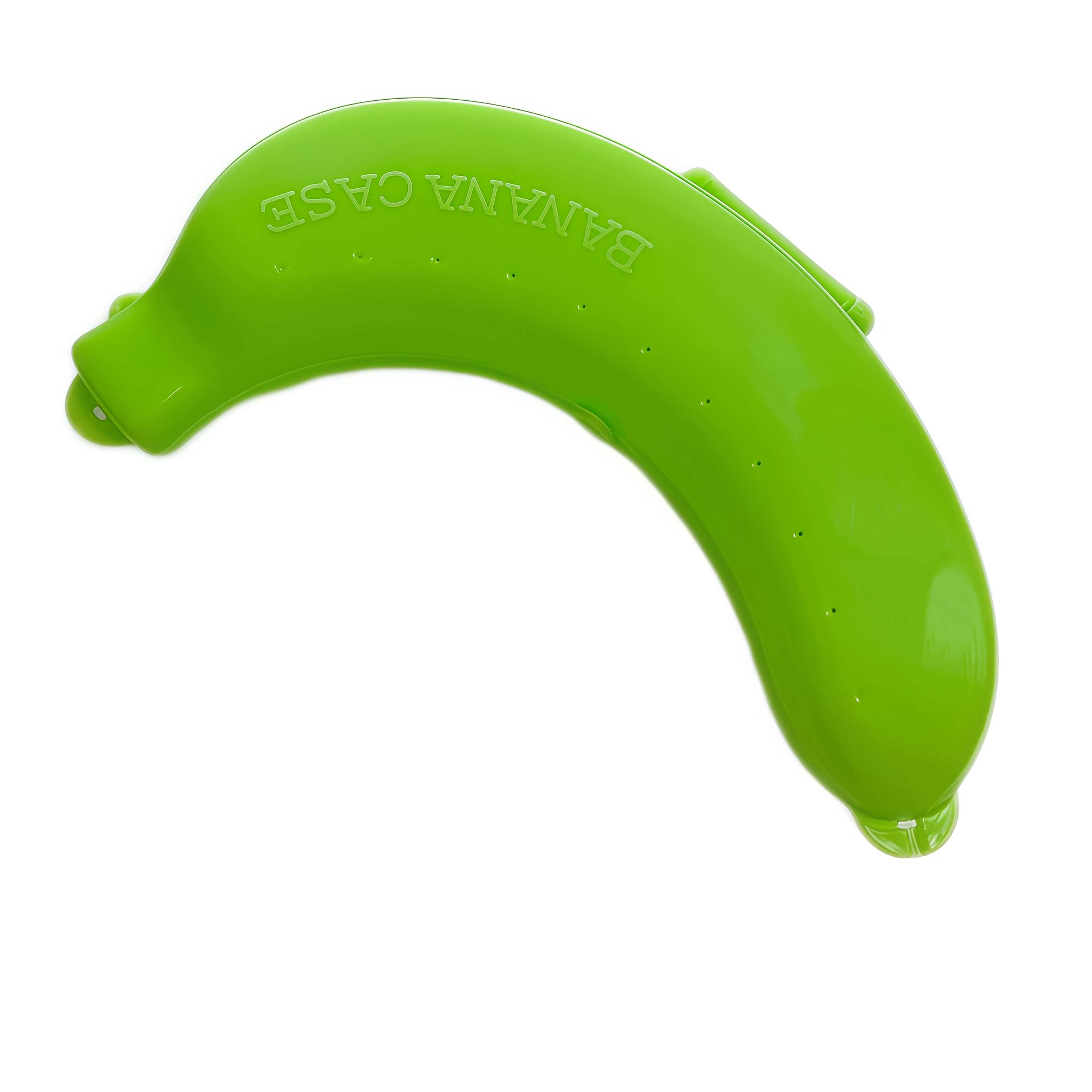 TEMU 1pc Étui de protection pour bananes, Conteneur de rangement pour bananes en plastique avec support ventilé, Boîte de rangement portable pour