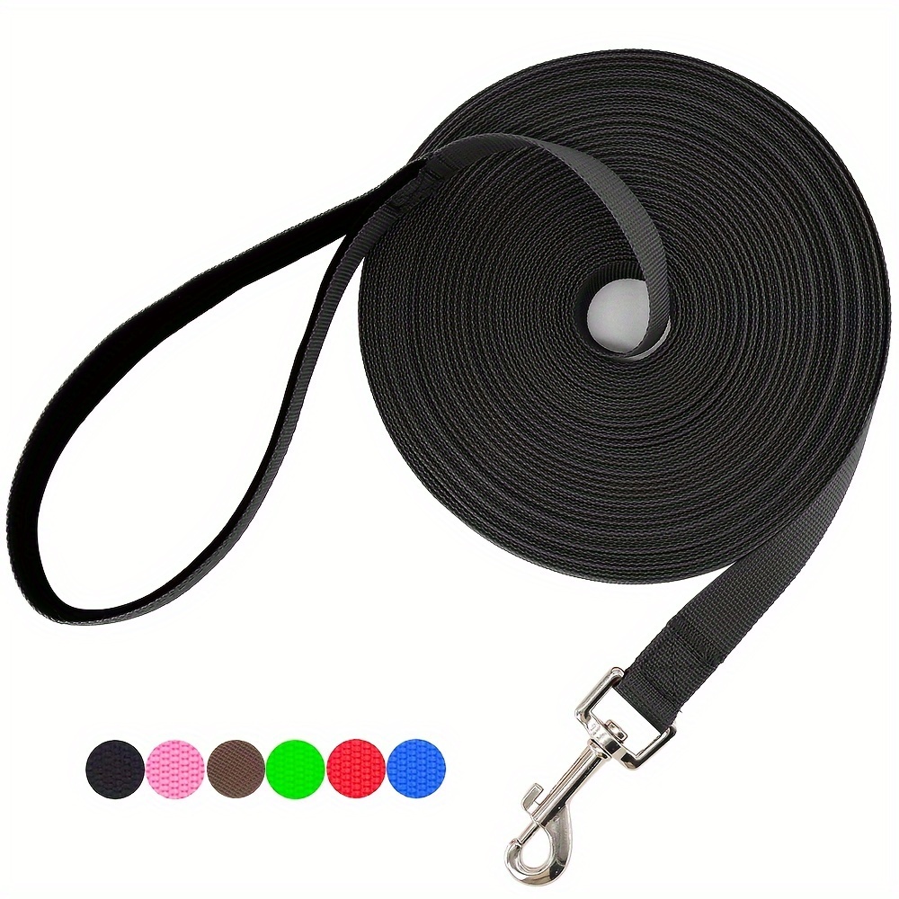 

1pc Polyester Dog Training Leash, 5.9-50 Feet, For , Play, Camping, And Backyard Exercise - Suitable For All Dog Breeds