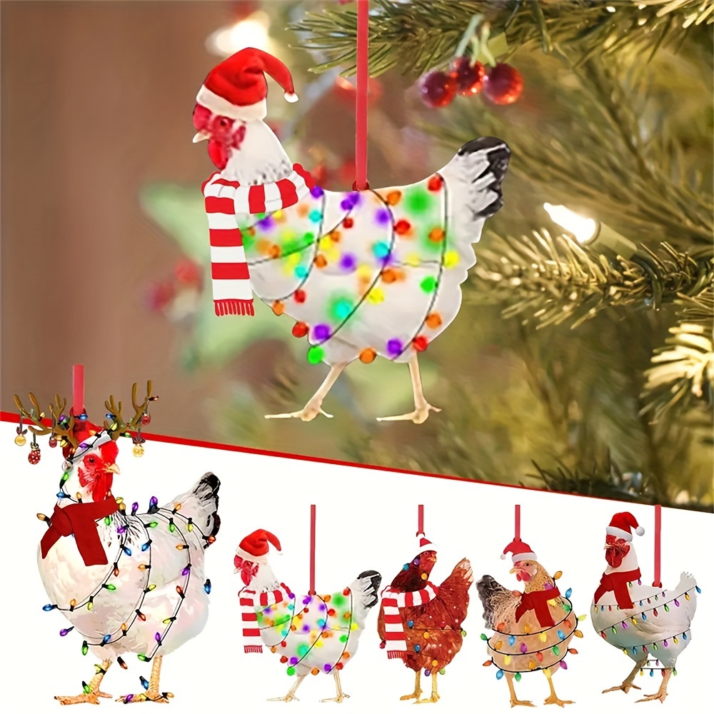 

5- Christmas Ornaments, Hanging For Christmas Tree Decoration, Styles