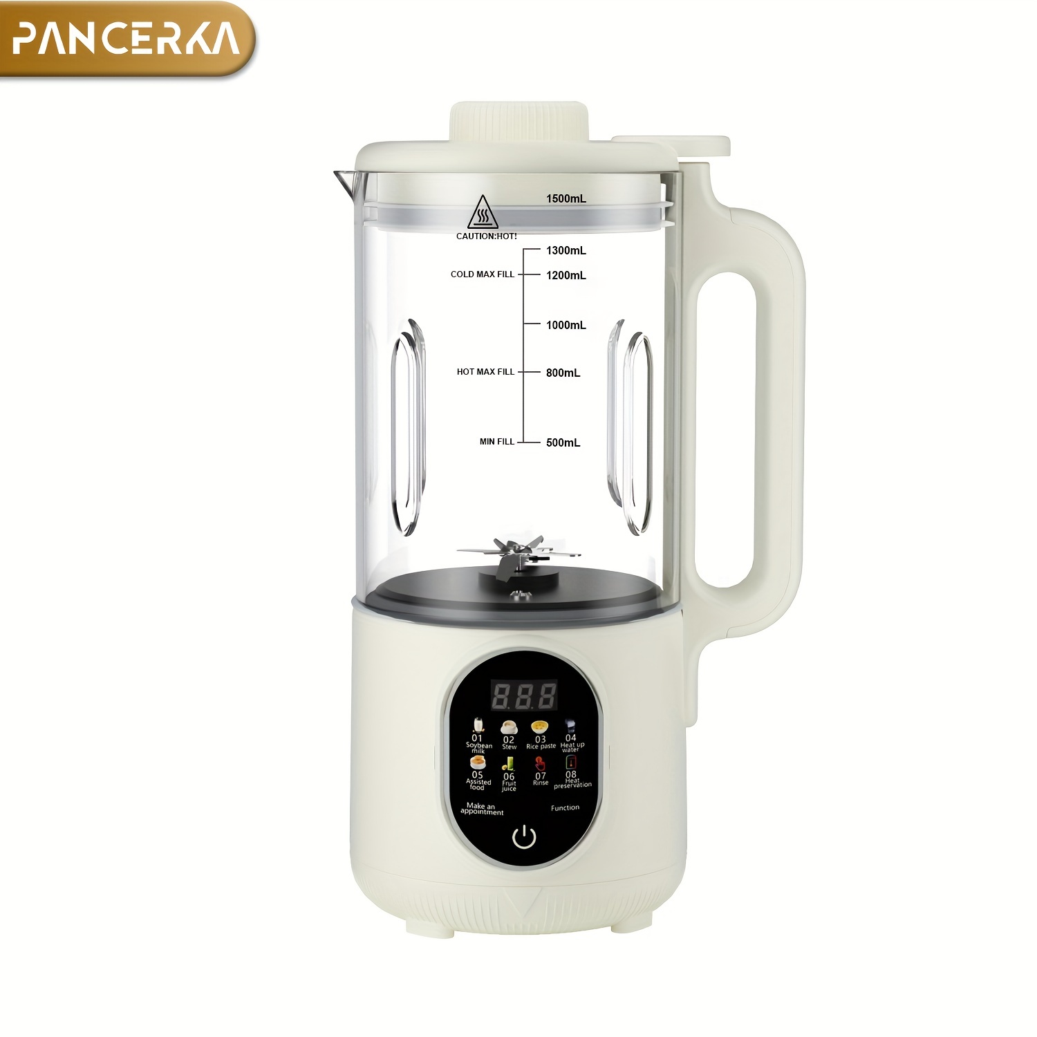   1500ml   800w high speed blender with multi function   operation suitable for almond soy   220 240v european standard plug easy   without battery   rpm motor