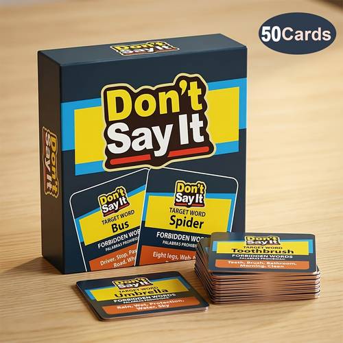 dont of spains popular party card game features 50 word cards with rounded corners and anti scratch handcrafted ultra portable it fun anywhere a must have for camping
