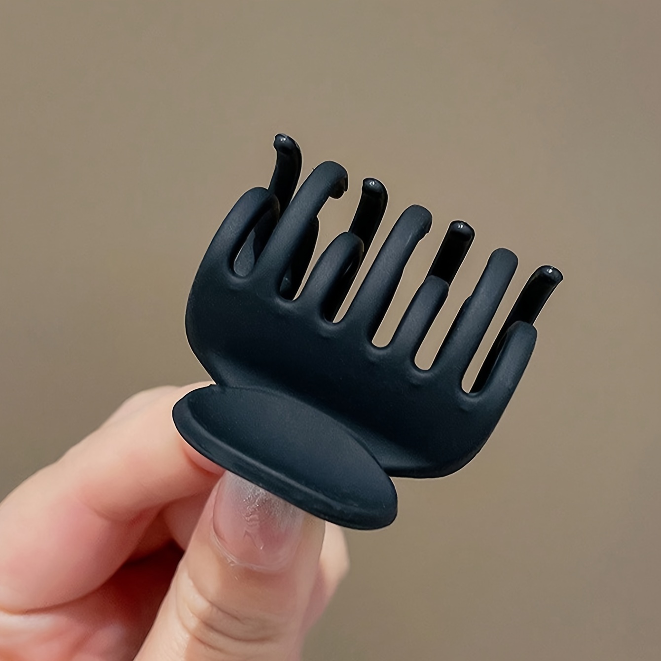 4 Haarklammern Für Dickes Haar – Schwarz, 8,5 Cm, Mit 4 Zähnen Pro Seite, Hält Auch Volle Mähnen