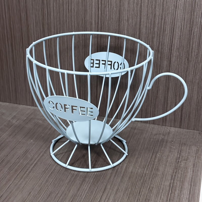 TEMU 1pc Coffee Capsule Storage Basket, Table And Drawer Storage, Base, , Suitable For Coffee Capsules, Snacks, Etc. Beautiful Appearance, Unique