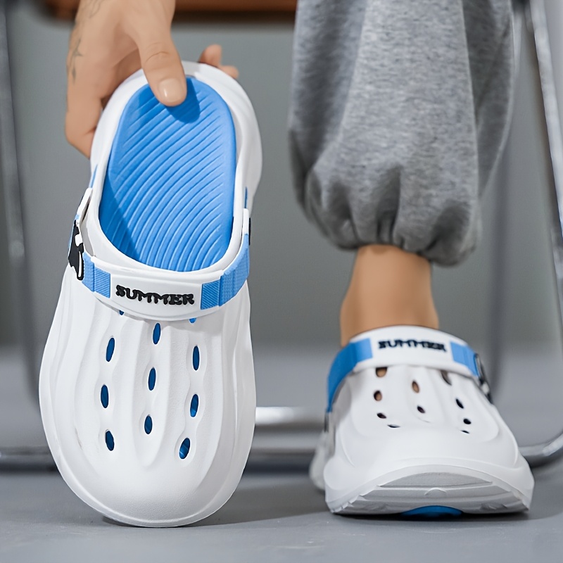 mens and womens summer eva slides lightweight breathable non slip   sandals for beach hiking and casual wear soft sole open toe   and   beach sandals summer footwear eva material sandals summer sandals Product details 0