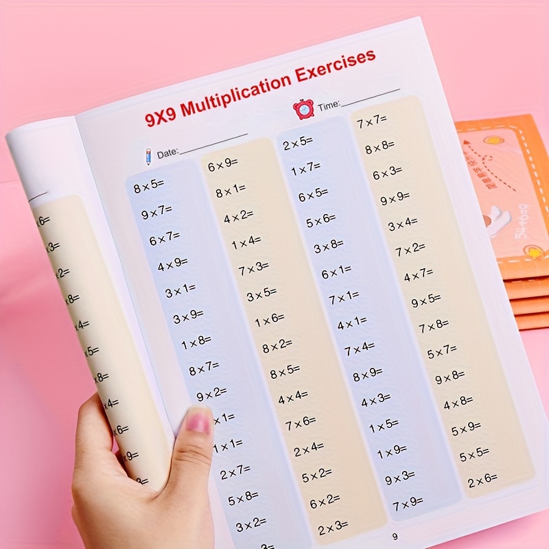 

Workbook: 9x9 Multiplication Exercises, Math Exercises Workbook, 48pages Exercises