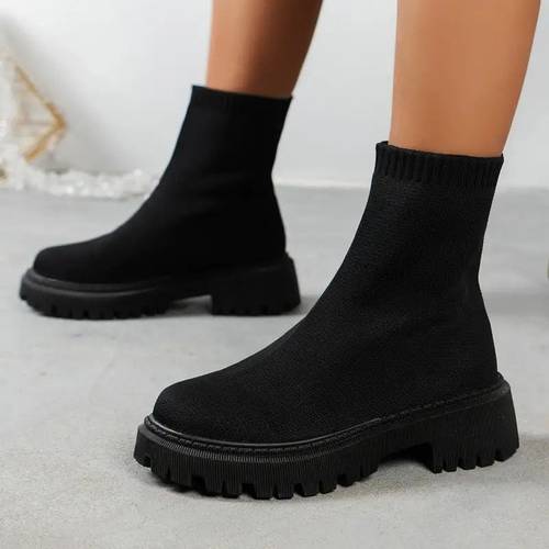 new fashionable and ankle boots for women stylish and comfortable flat solid outerwear fashionable lazy boots for women shoes that on 115 festivals