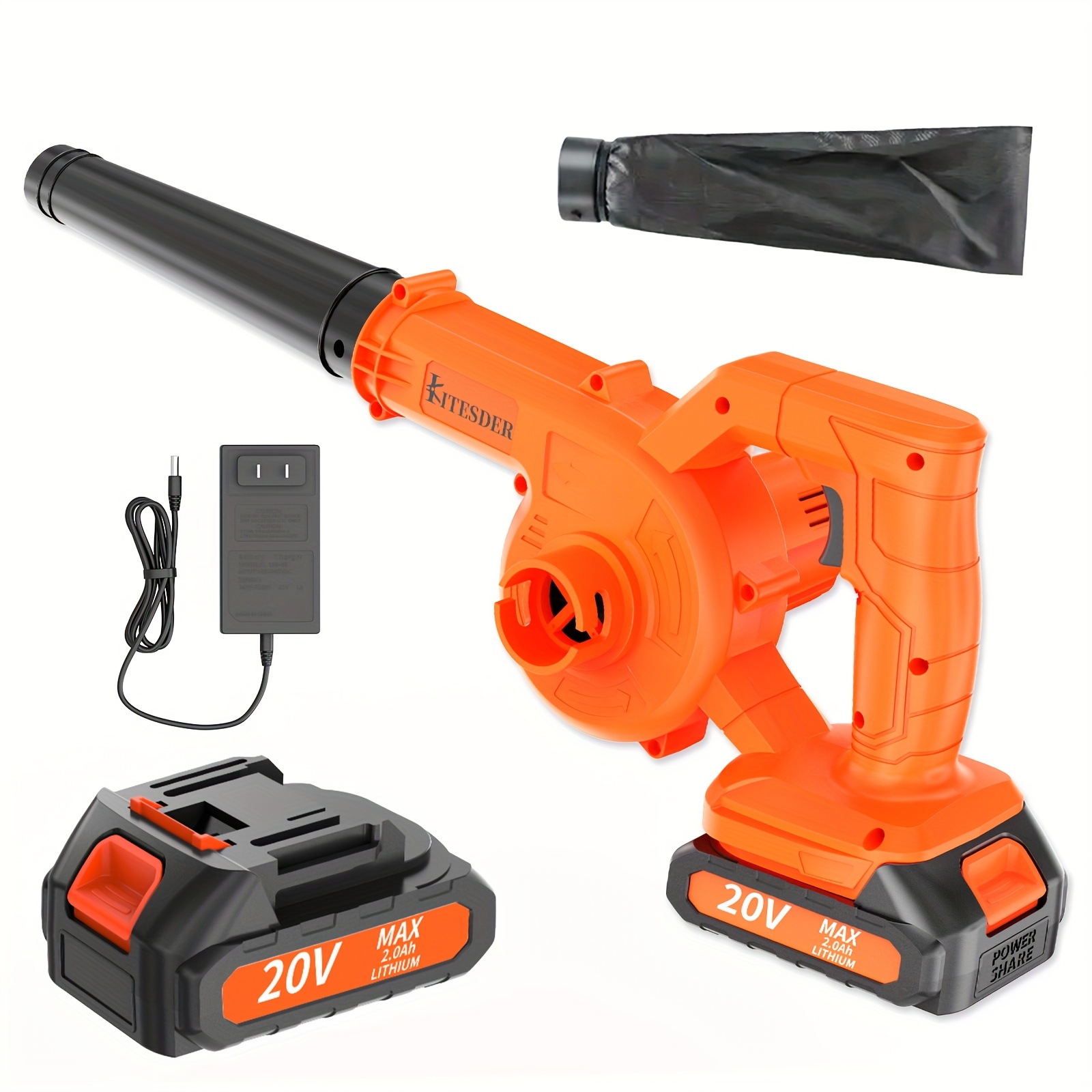 TEMU Portable Wireless Leaf Blower, Lightweigh And Leaf Blower, Portable Rechargeable Blower, Small And Lightweight Car Duster, Compact Handheld