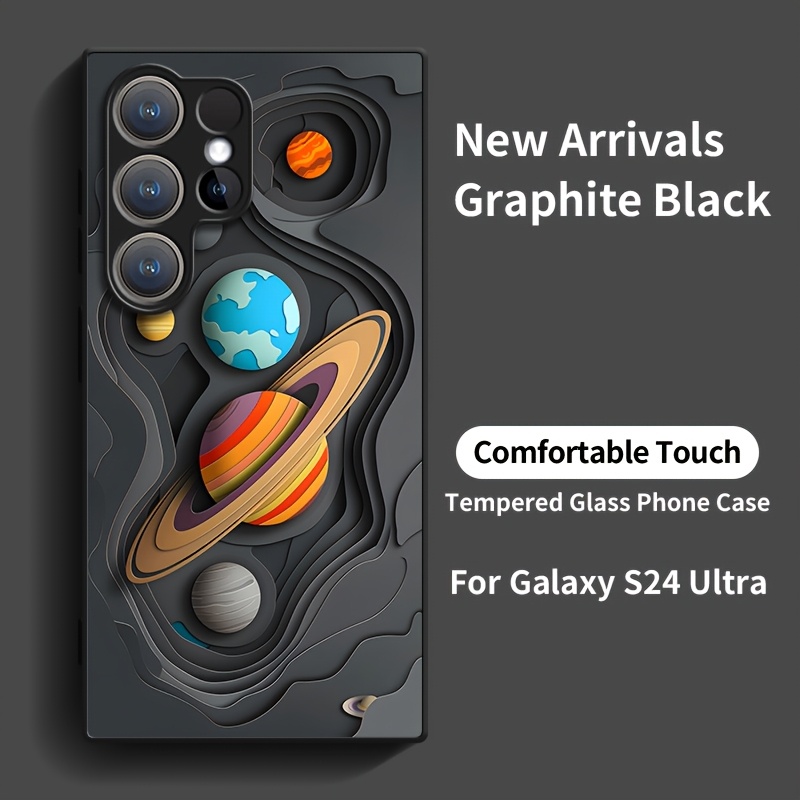 TEMU Phone Case: Beautiful Planet Tempered Glass Phone Case Suitable For Galaxy S26 Ultra, S26, S26 Plus, A14, A34, A52, A52s, A53, A54, A55, A56 5g,