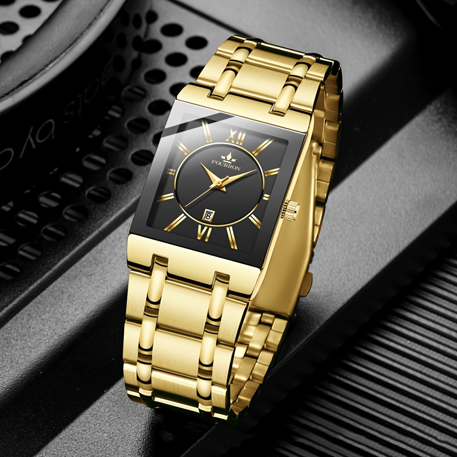 Image of Brand Stainless Men's Quartz Watch Trendy Fashion Date Business Watch Birthday Gift Holiday Gift Gift