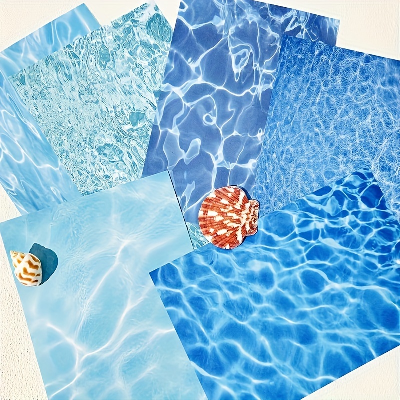 

Of Water Ripple Paper For Scrapbooking, Journaling, And Diy Crafts - Fantasy-themed Collage Materials.