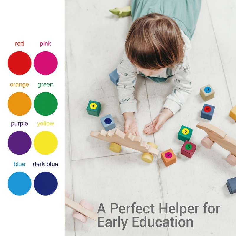 4000pcs 3/4-Inch Color Dot Stickers, Round Labels