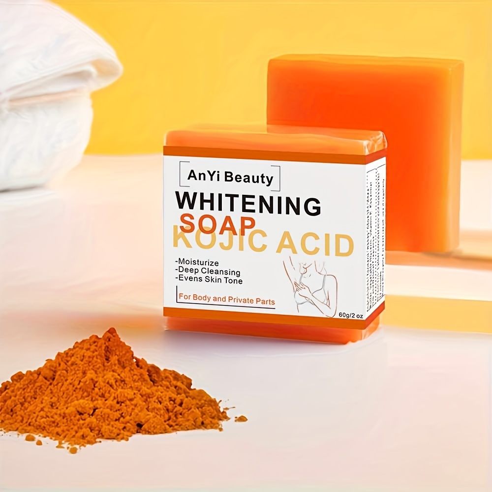 soap with kojic acid underarm neck armpit knees elbows private areas intimate areas 60g 2oz